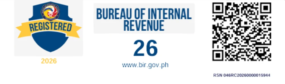 BIR registration seal 2026