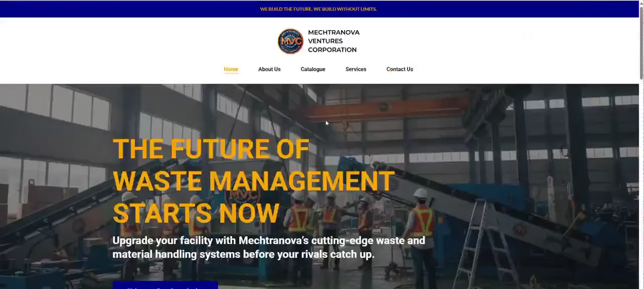 Screenshot of mechtranova.com
